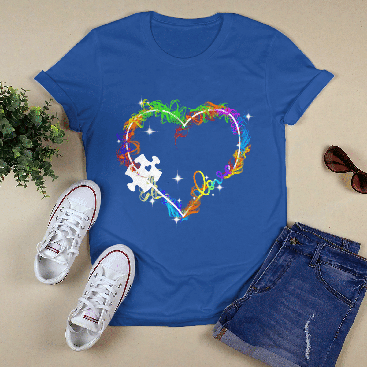 Autism love The Autism T-Shirt, Gift for People with Depression,