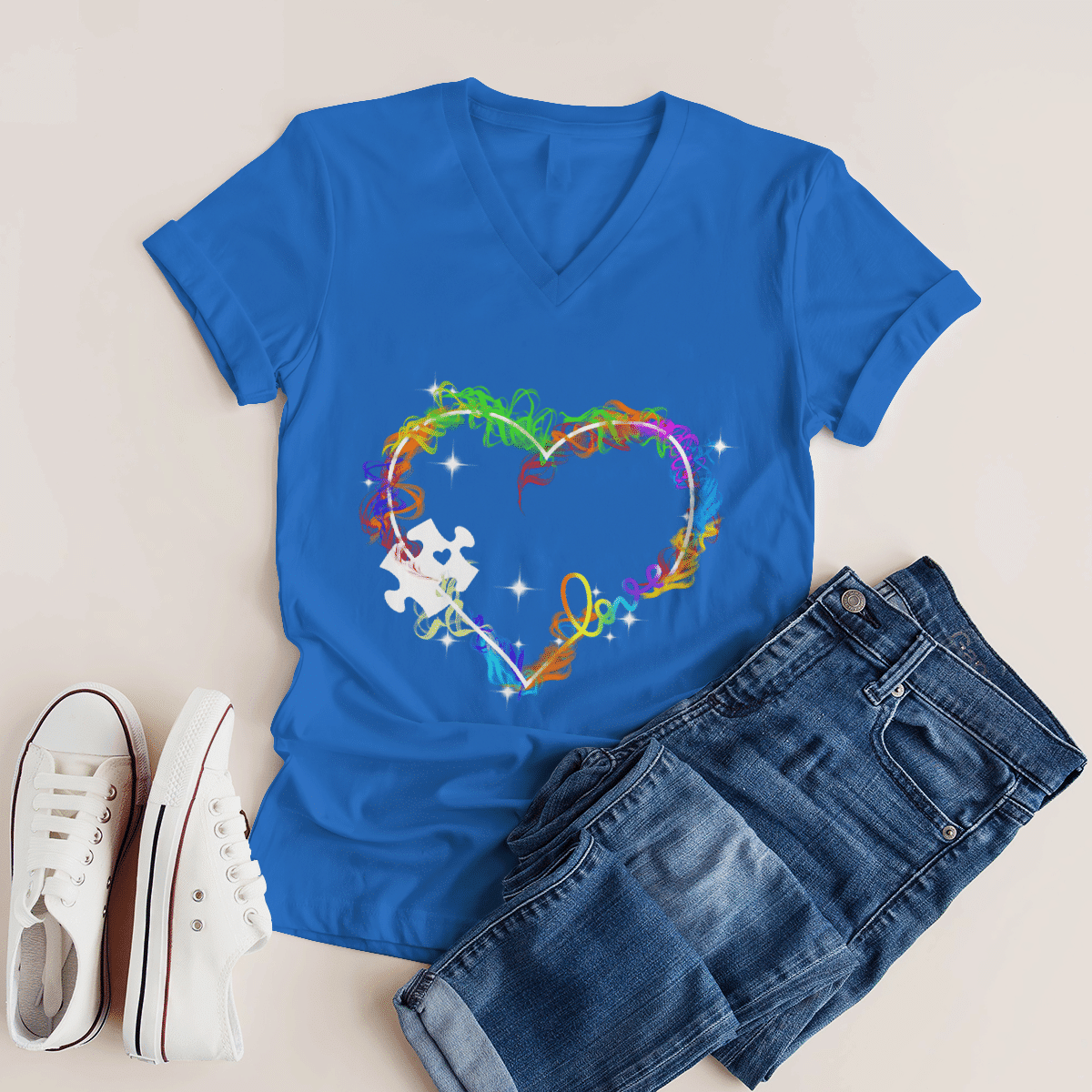 Autism love The Autism T-Shirt, Gift for People with Depression,