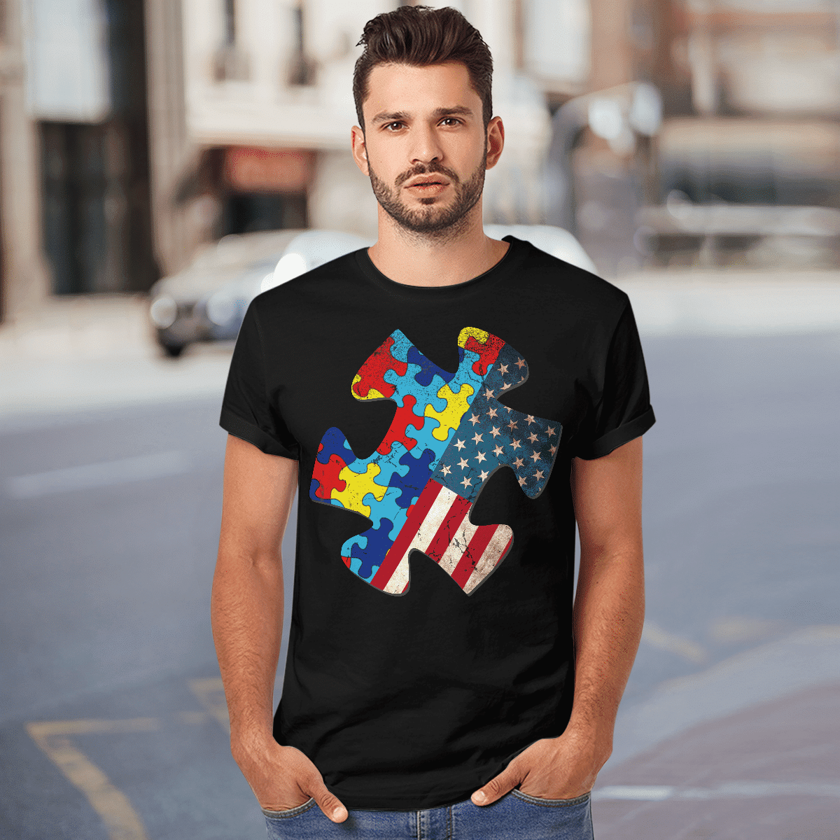 Autism Awareness The Autism T-Shirt, Gift for People with Depression,