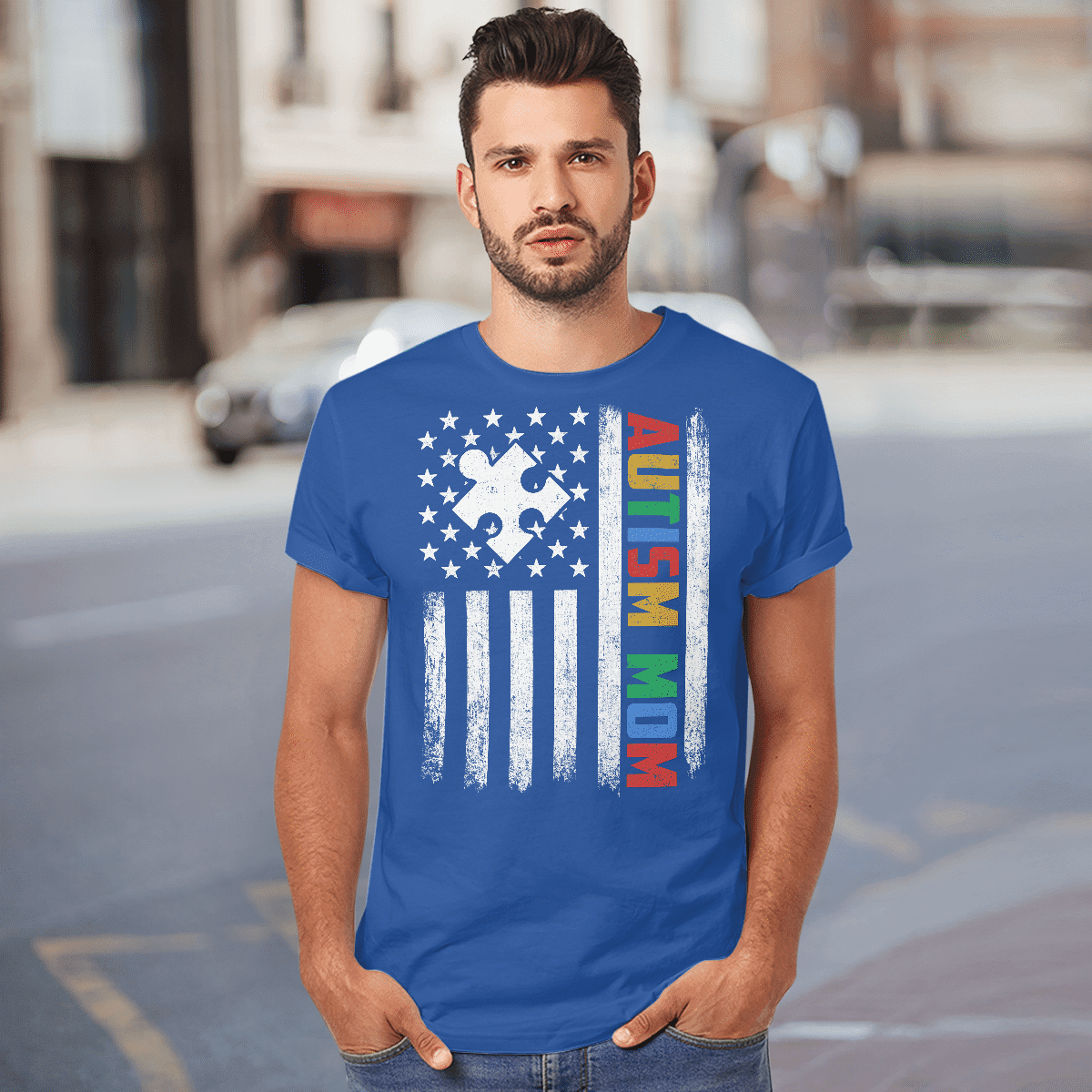 Autism mom T-Shirt, Gift for People with Depression