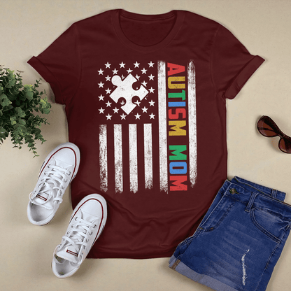 Autism mom T-Shirt, Gift for People with Depression