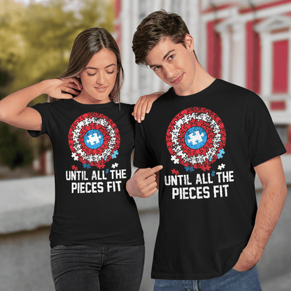 Until all the pieces fit The Autism T-Shirt, Gift for People with Depression,