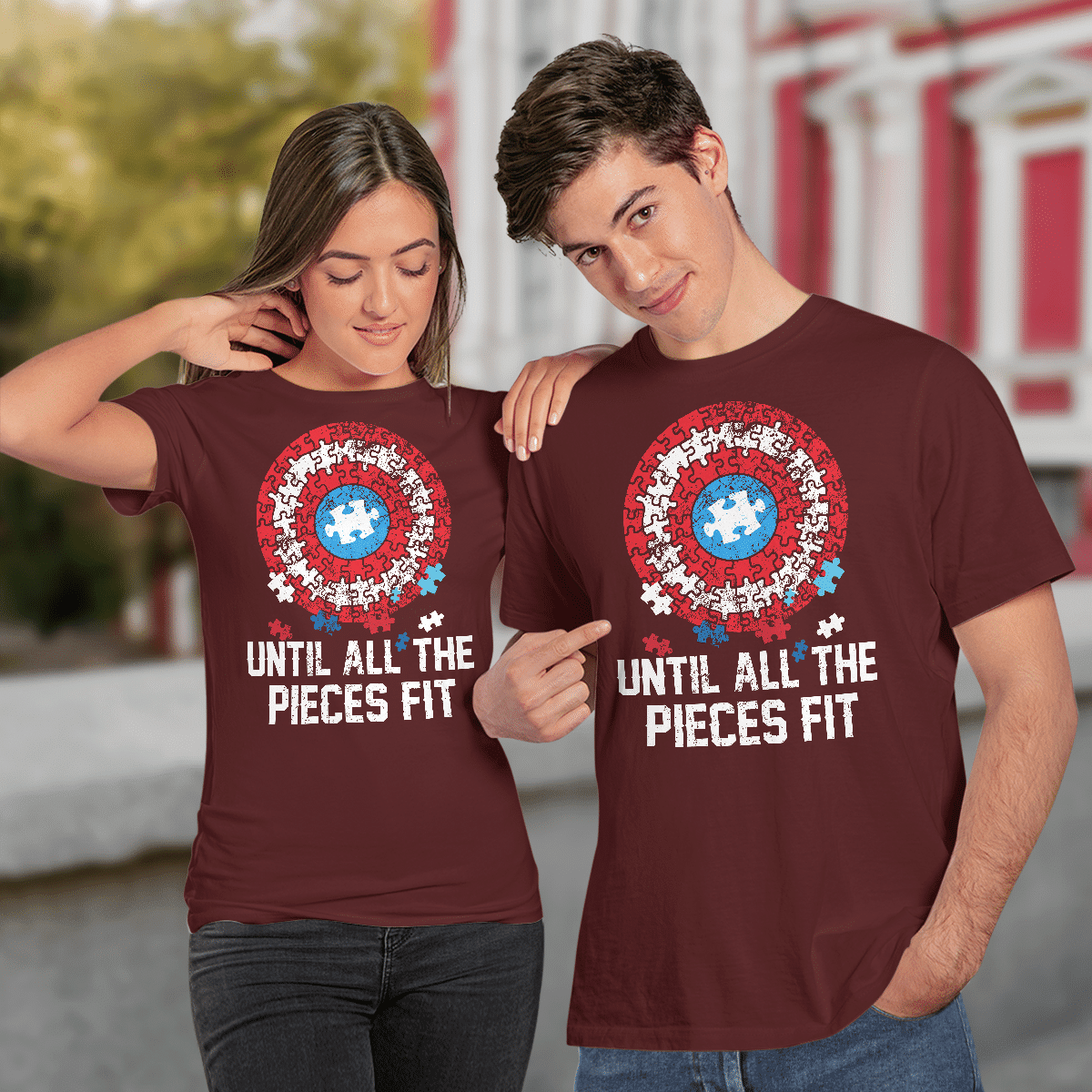 Until all the pieces fit The Autism T-Shirt, Gift for People with Depression,