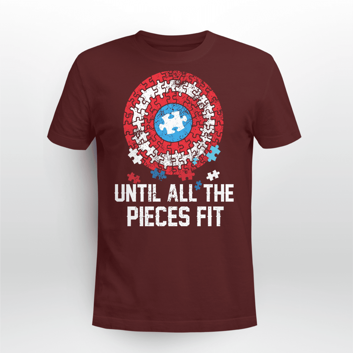 Until all the pieces fit The Autism T-Shirt, Gift for People with Depression,