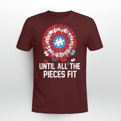 Until all the pieces fit The Autism T-Shirt, Gift for People with Depression,