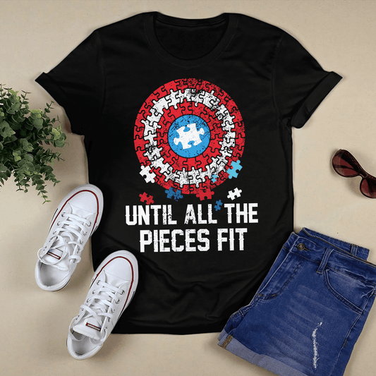 Until all the pieces fit The Autism T-Shirt, Gift for People with Depression,