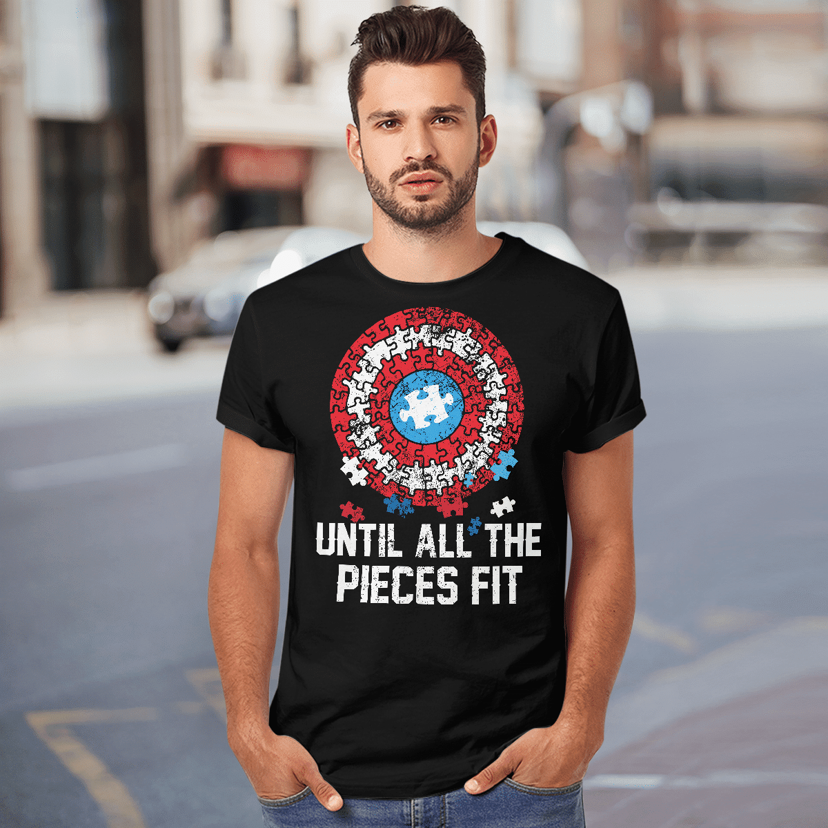 Until all the pieces fit The Autism T-Shirt, Gift for People with Depression,