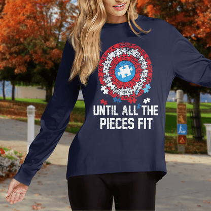Until all the pieces fit The Autism T-Shirt, Gift for People with Depression,