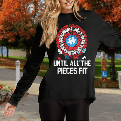 Until all the pieces fit The Autism T-Shirt, Gift for People with Depression,