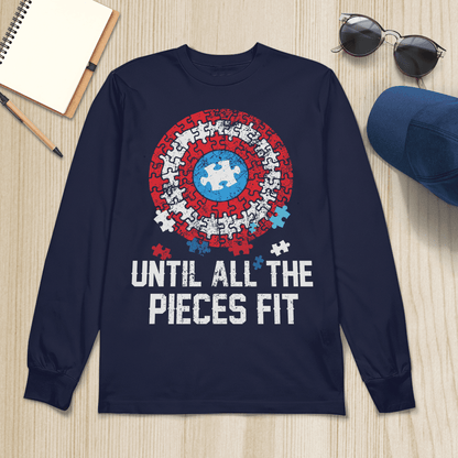 Until all the pieces fit The Autism T-Shirt, Gift for People with Depression,