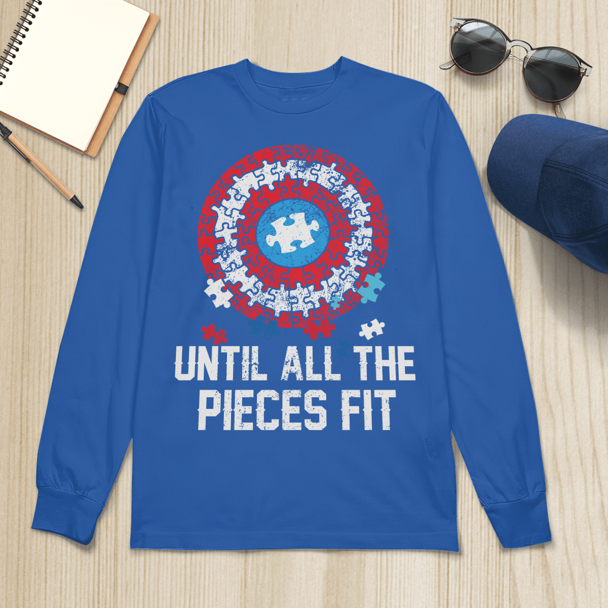 Until all the pieces fit The Autism T-Shirt, Gift for People with Depression,
