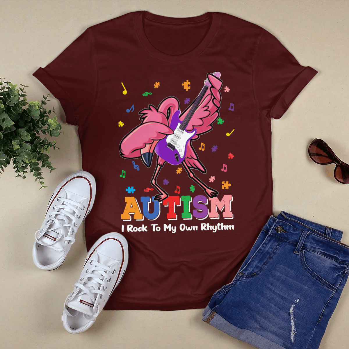 Autism i rock to my own rhythm The Autism T-Shirt, Gift for People with Depression,