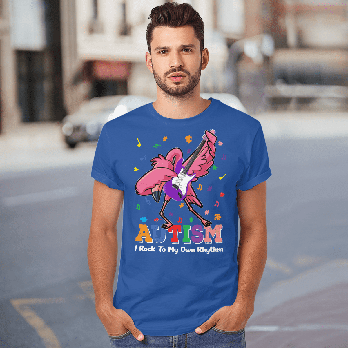 Autism i rock to my own rhythm The Autism T-Shirt, Gift for People with Depression,