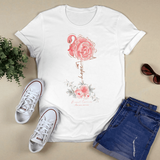 Hope - , Breast Cancer Awareness T-Shirt,Gift for Breast Cancer Warrior