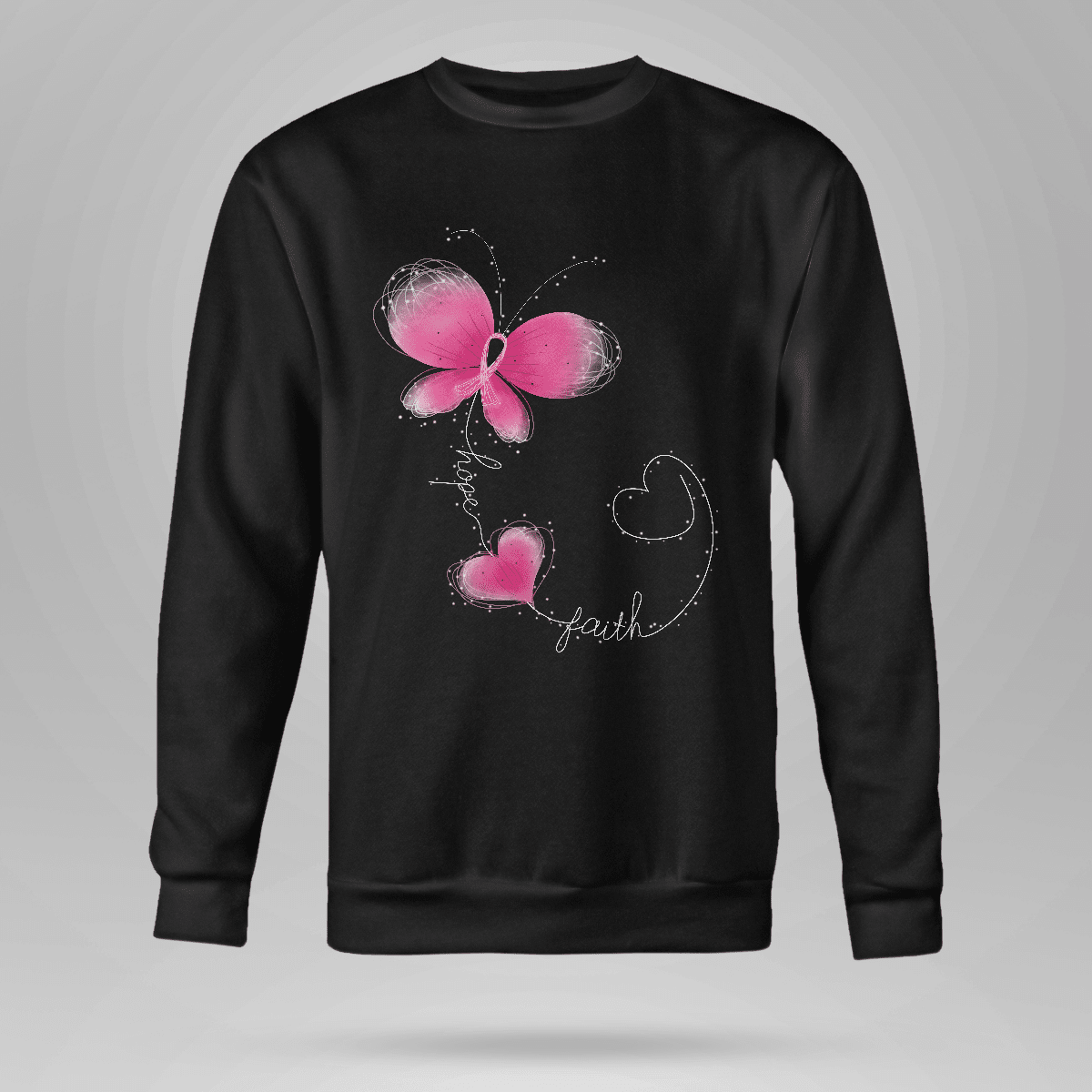 Butterfly - Breast Cancer Awareness T-Shirt, Special Gift for Breast Cancer Warrior