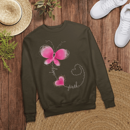 Butterfly - Breast Cancer Awareness T-Shirt, Special Gift for Breast Cancer Warrior