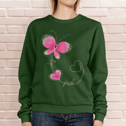 Butterfly - Breast Cancer Awareness T-Shirt, Special Gift for Breast Cancer Warrior