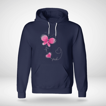 Butterfly - Breast Cancer Awareness T-Shirt, Special Gift for Breast Cancer Warrior