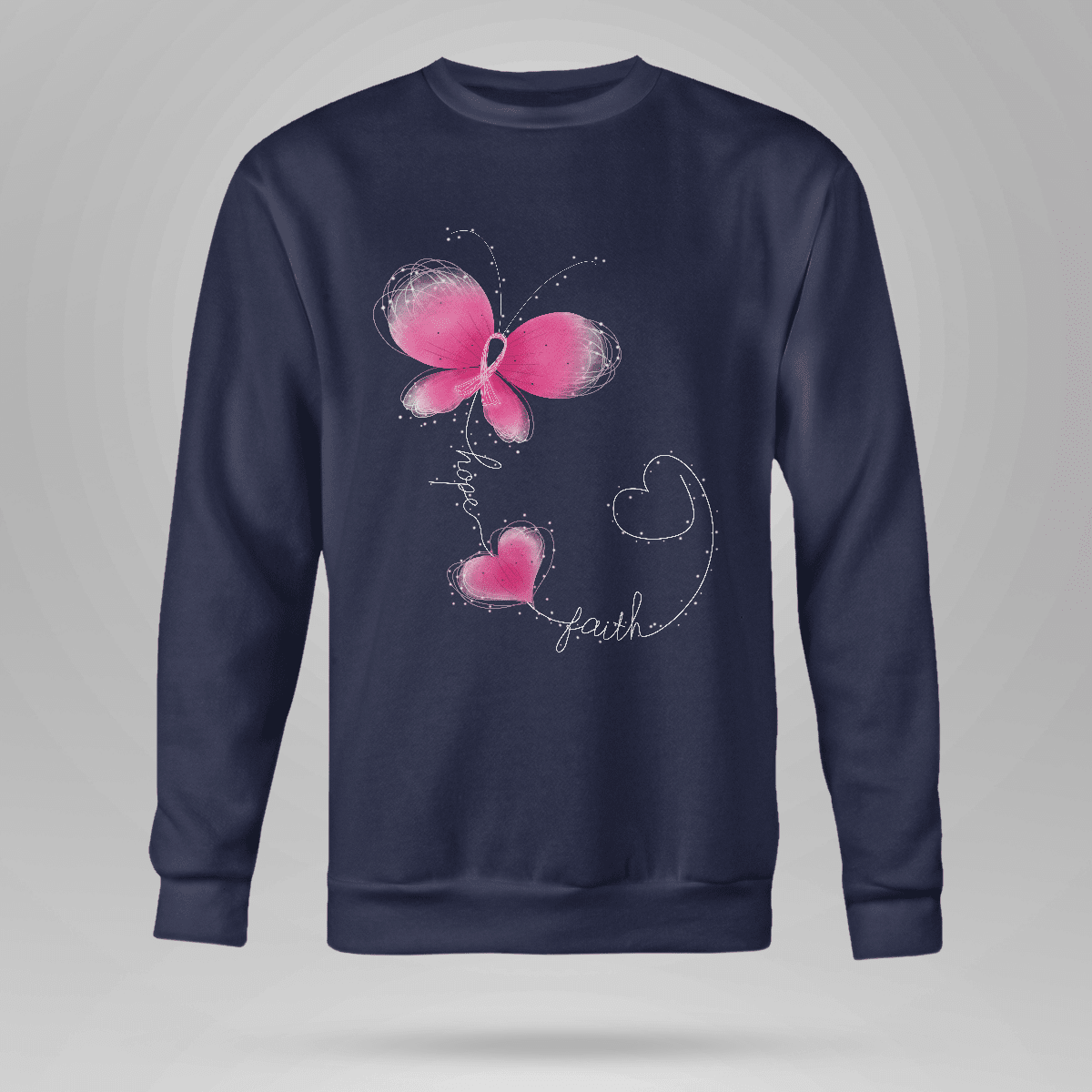 Butterfly - Breast Cancer Awareness T-Shirt, Special Gift for Breast Cancer Warrior