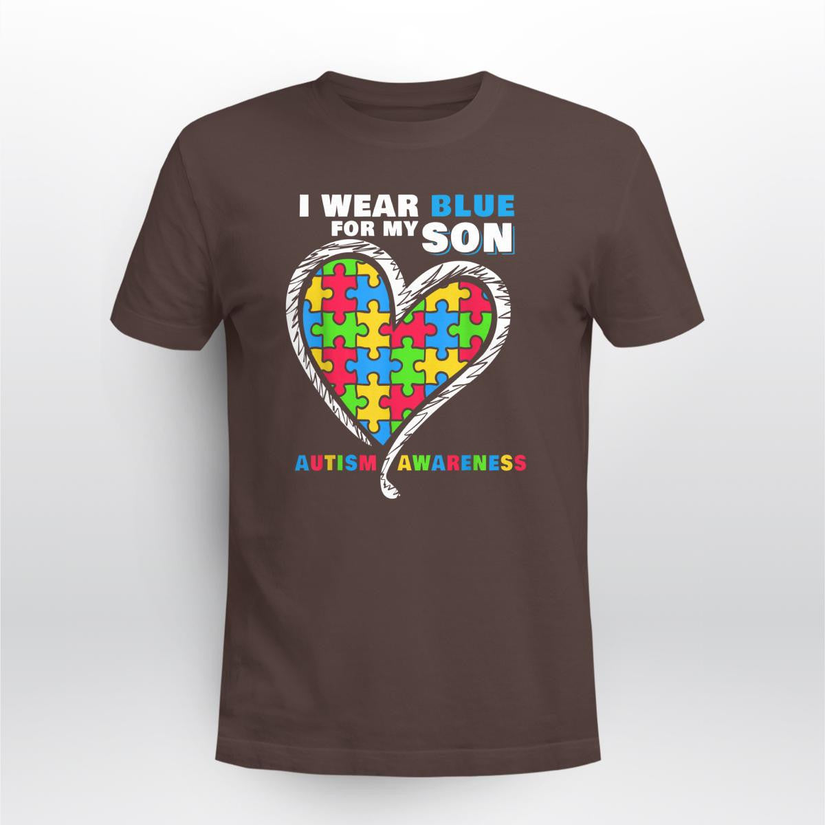 I Wear Blue For My Son The Autism T-Shirt, Gift for People with Depression,