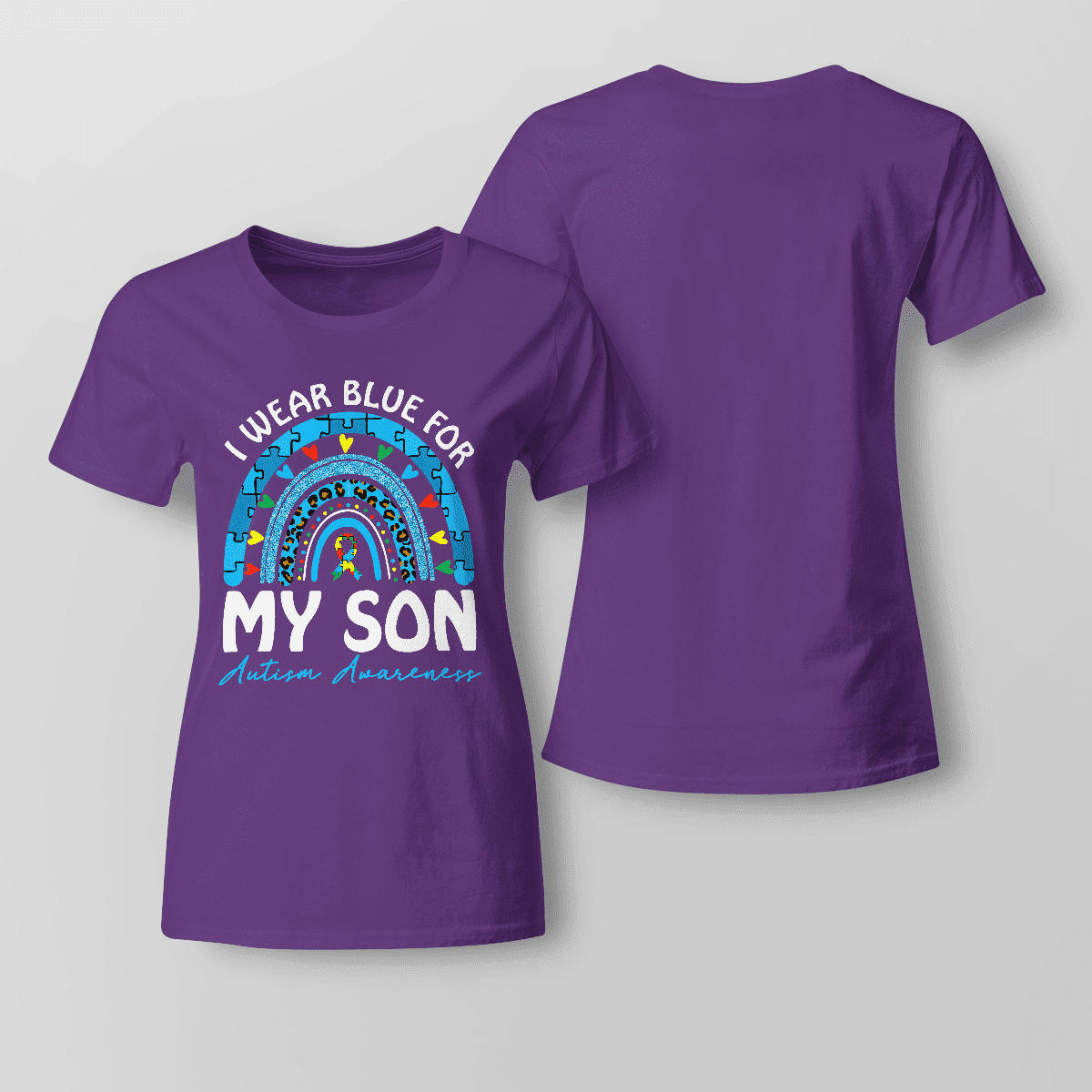 I Wear Blue For My Son The Autism T-Shirt, Gift for People with Depression,