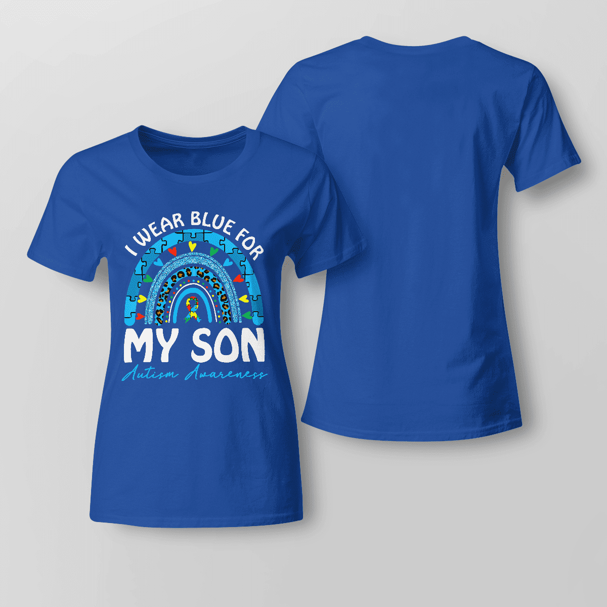 I Wear Blue For My Son The Autism T-Shirt, Gift for People with Depression,
