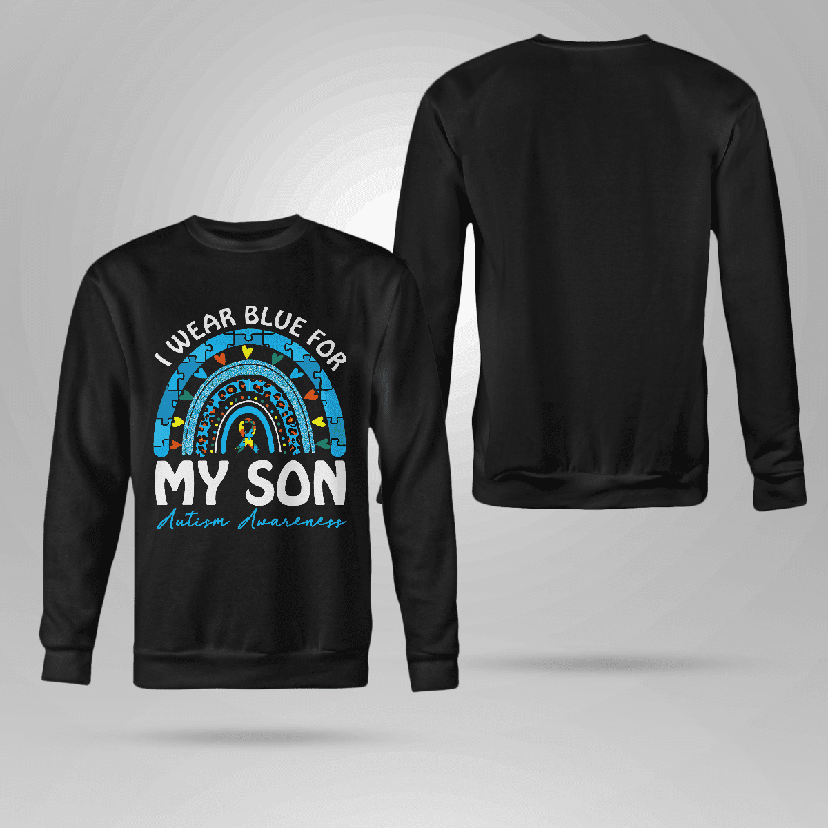 I Wear Blue For My Son The Autism T-Shirt, Gift for People with Depression,