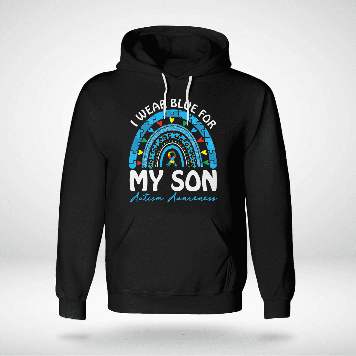 I Wear Blue For My Son The Autism T-Shirt, Gift for People with Depression,