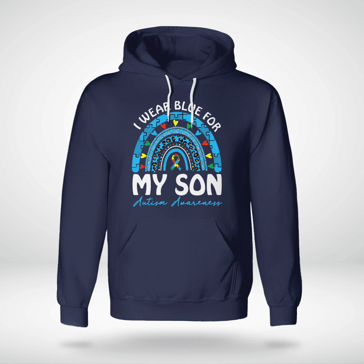 I Wear Blue For My Son The Autism T-Shirt, Gift for People with Depression,