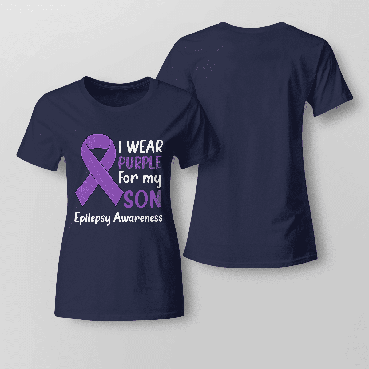 I Wear Purple For My Son Epilepsy Awareness Shirt,