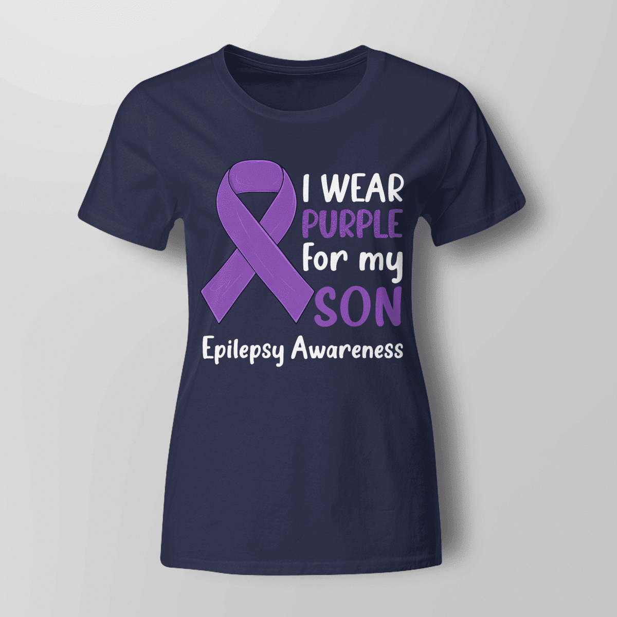 I Wear Purple For My Son Epilepsy Awareness Shirt,