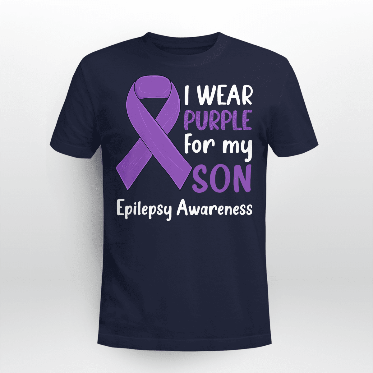 I Wear Purple For My Son Epilepsy Awareness Shirt,