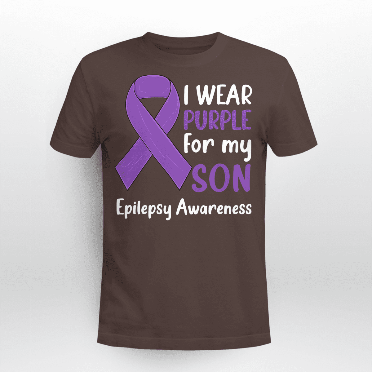 I Wear Purple For My Son Epilepsy Awareness Shirt,