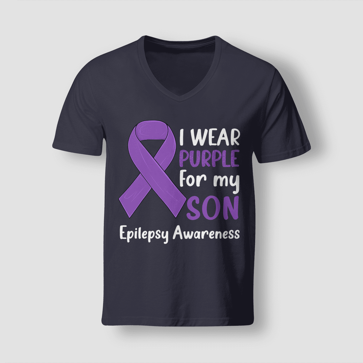 I Wear Purple For My Son Epilepsy Awareness Shirt,