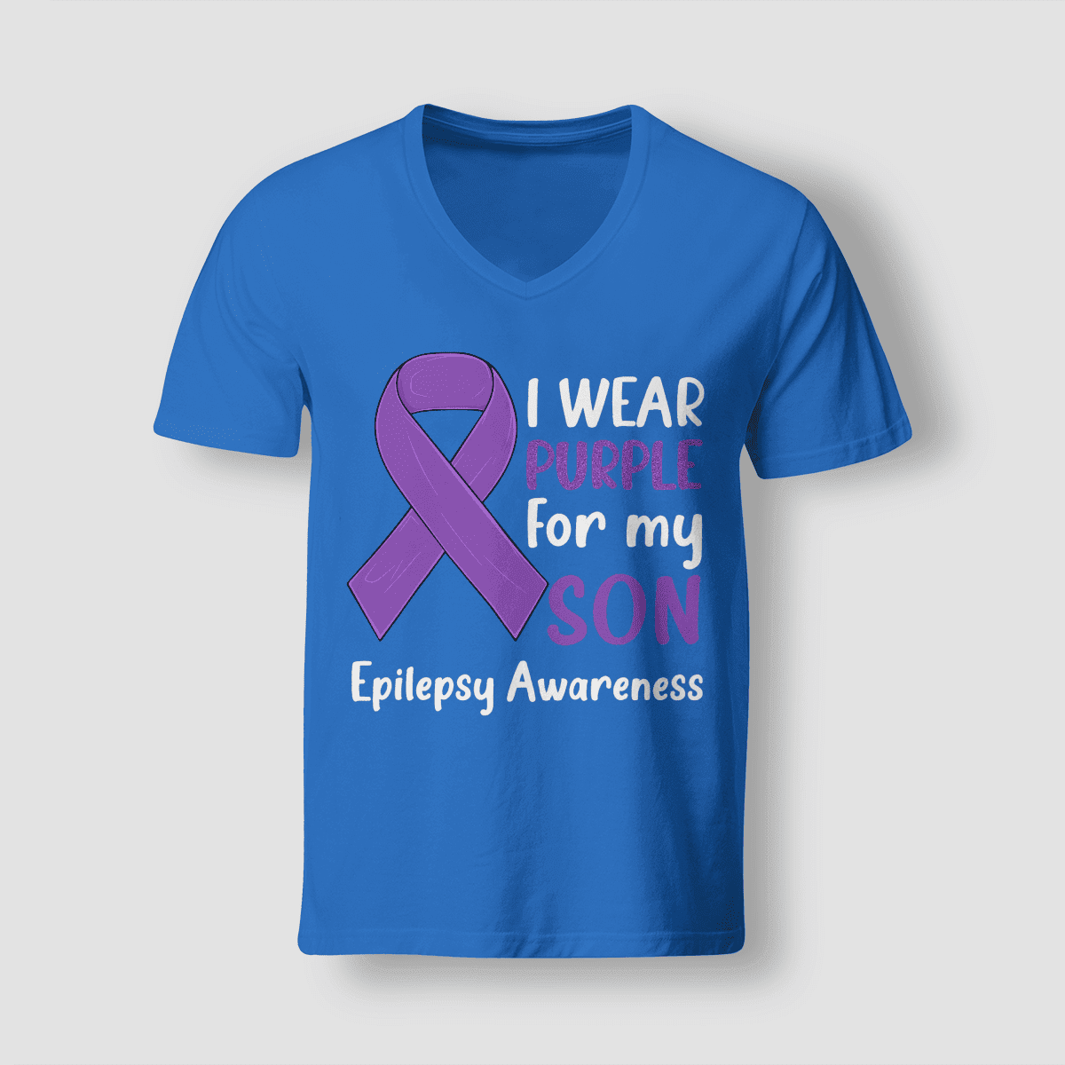 I Wear Purple For My Son Epilepsy Awareness Shirt,