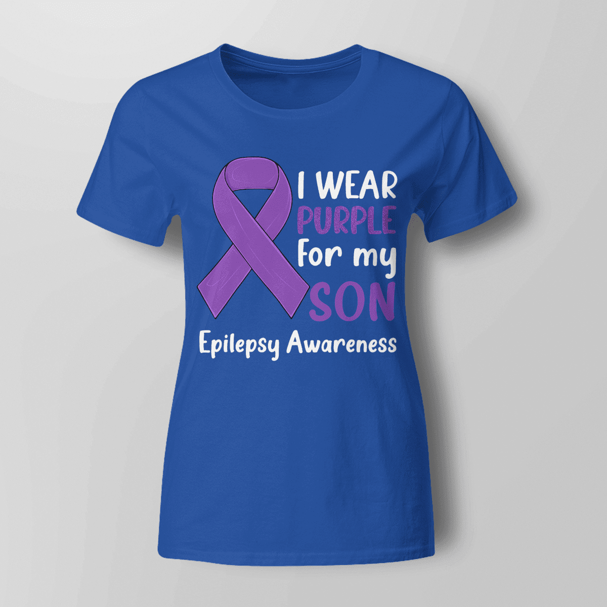I Wear Purple For My Son Epilepsy Awareness Shirt,