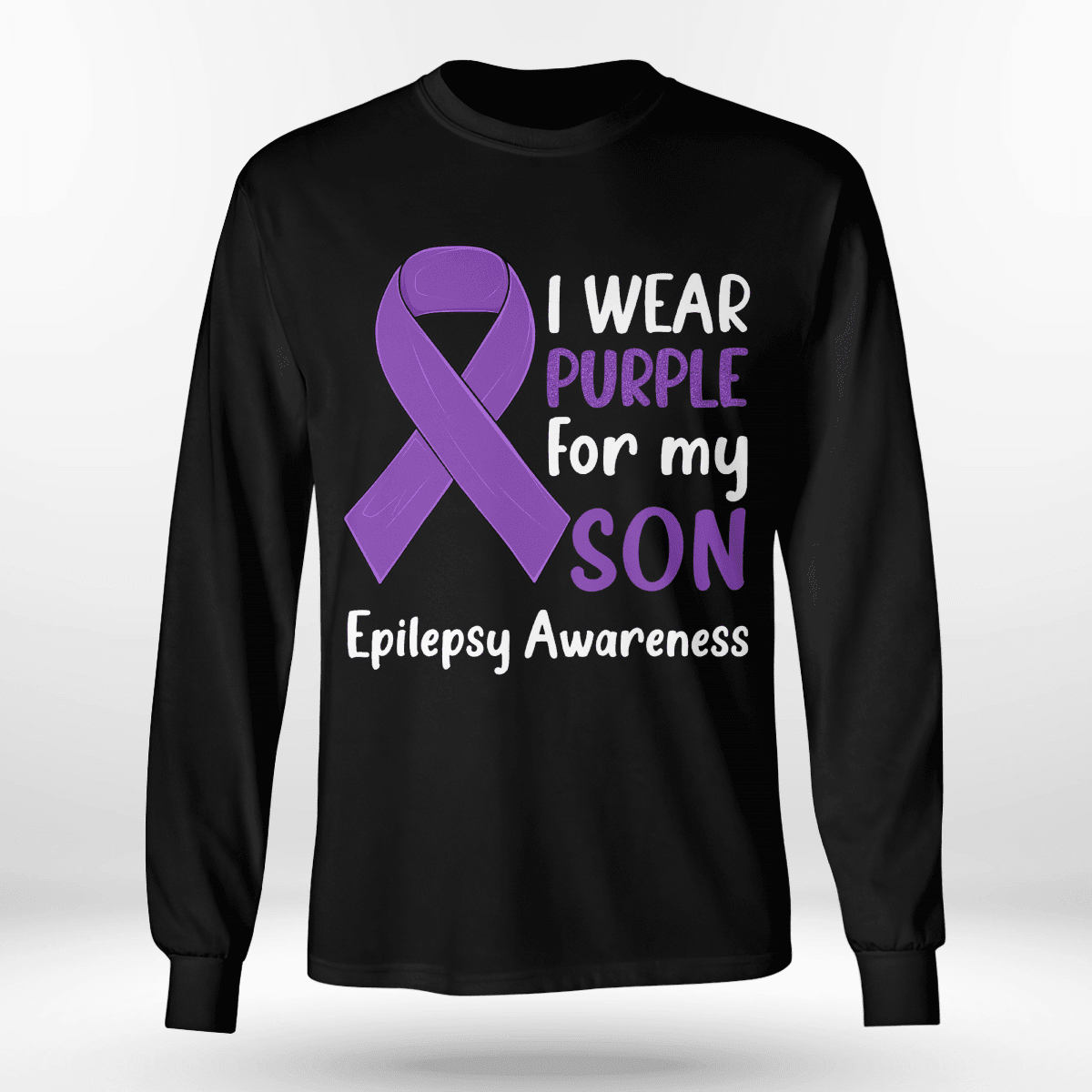 I Wear Purple For My Son Epilepsy Awareness Shirt,