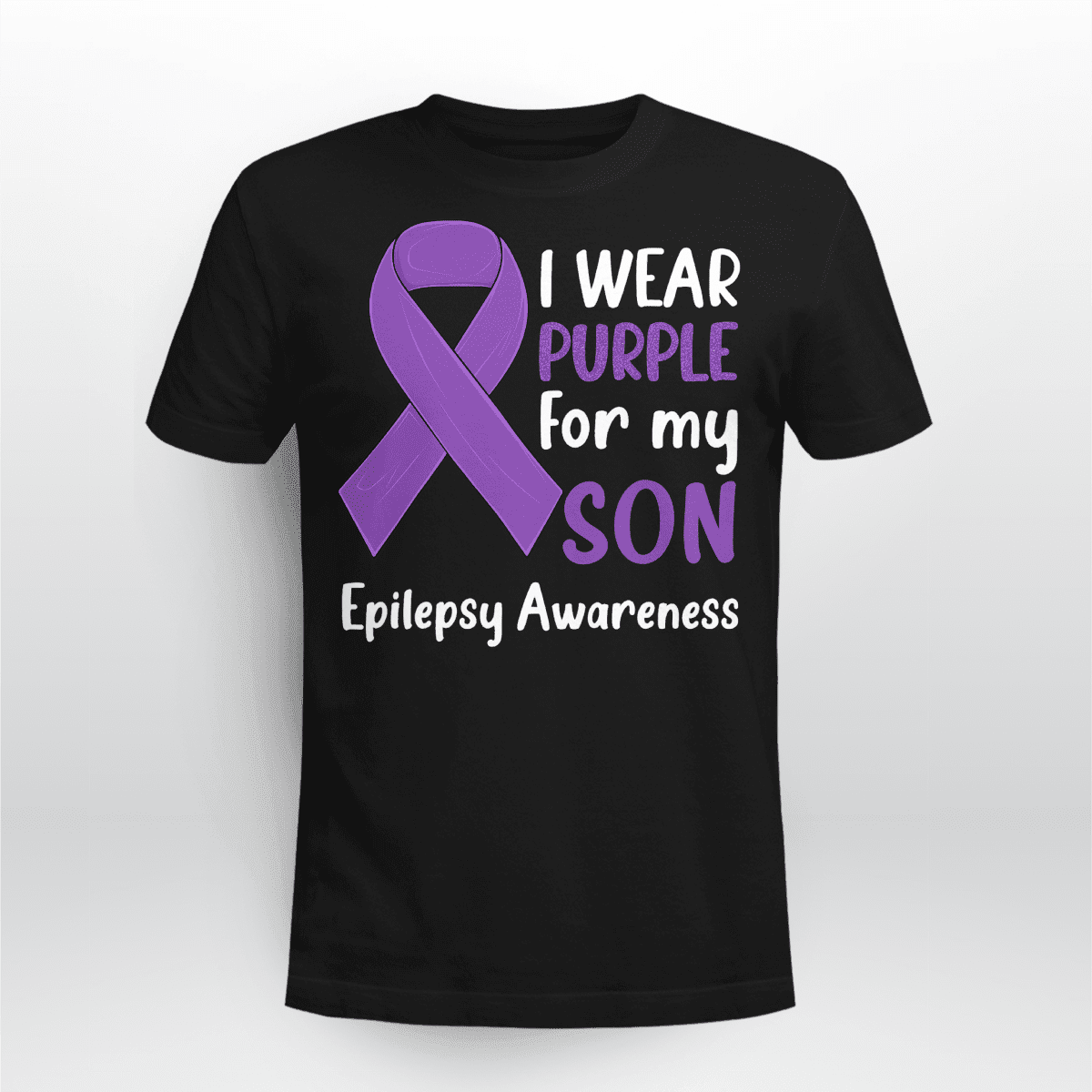 I Wear Purple For My Son Epilepsy Awareness Shirt,