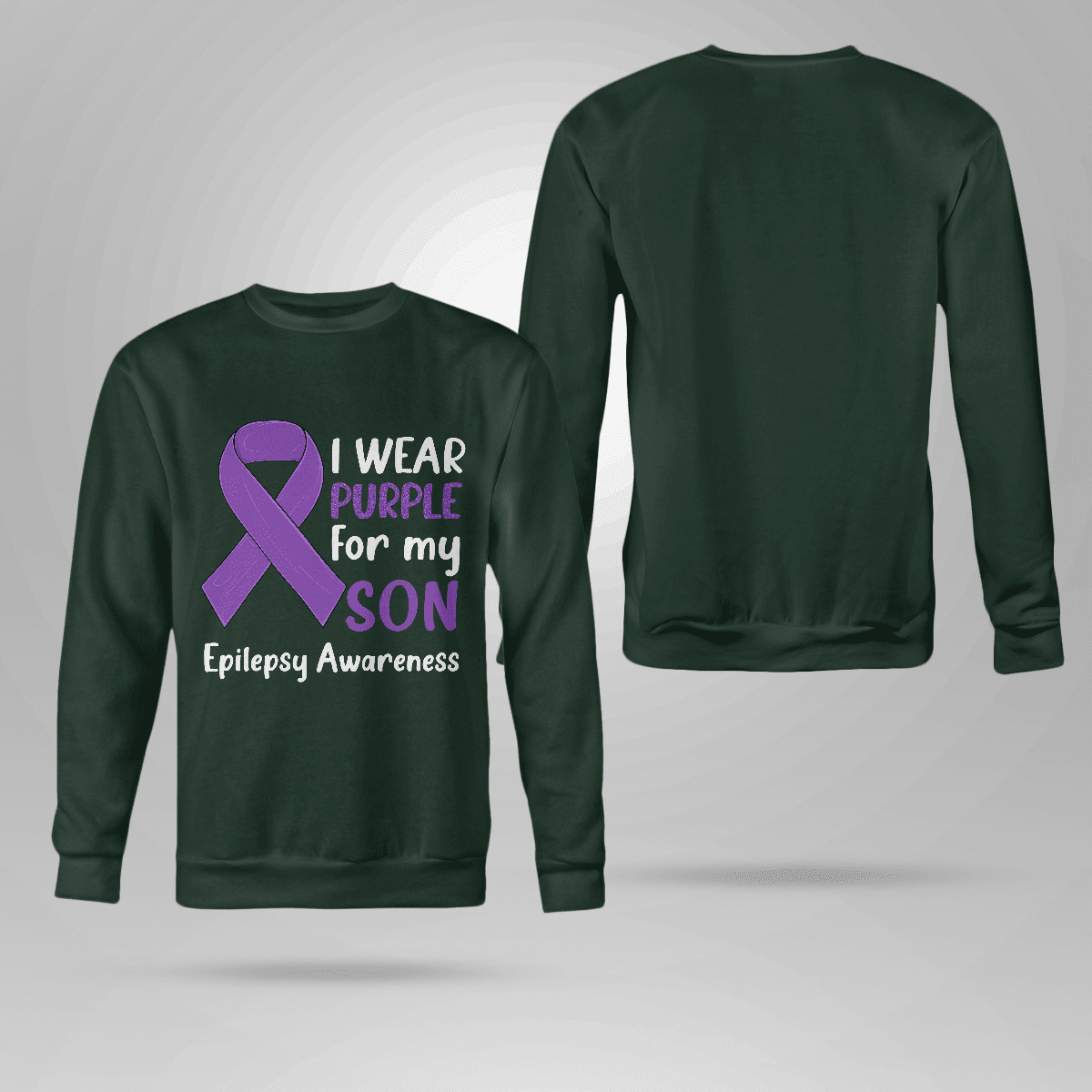 I Wear Purple For My Son Epilepsy Awareness Shirt,