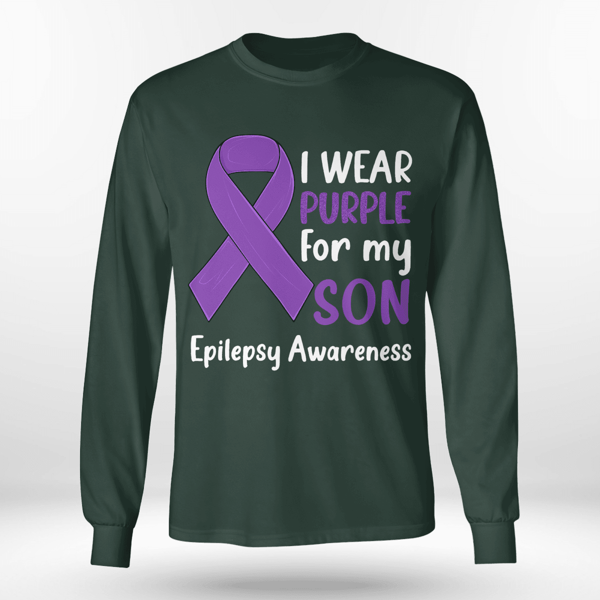 I Wear Purple For My Son Epilepsy Awareness Shirt,