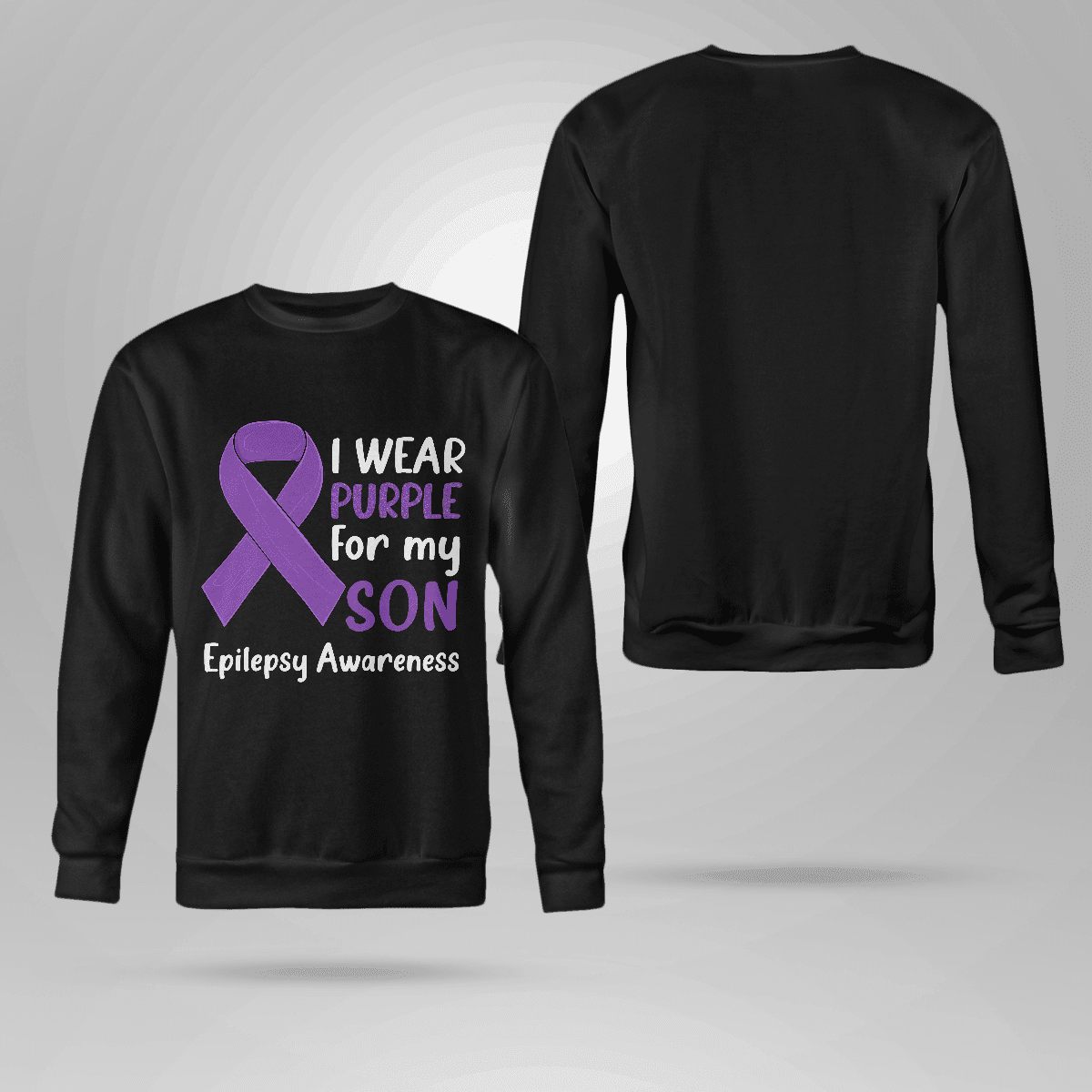 I Wear Purple For My Son Epilepsy Awareness Shirt,