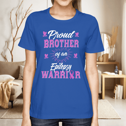 Proud Brother Of An  Epilepsy Warrior Epilepsy Awareness Shirt,