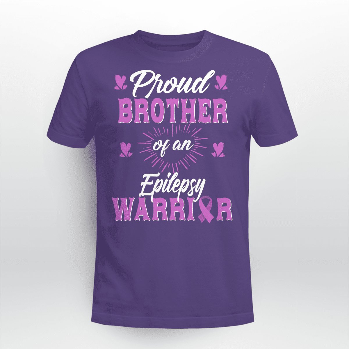 Proud Brother Of An  Epilepsy Warrior Epilepsy Awareness Shirt,