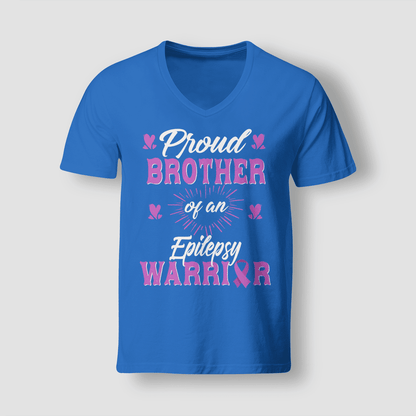 Proud Brother Of An  Epilepsy Warrior Epilepsy Awareness Shirt,