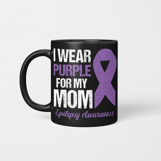 I Wear Purple For Mom