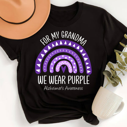 I Wear Purple For My Grandma Unisex T-Shirt 2323