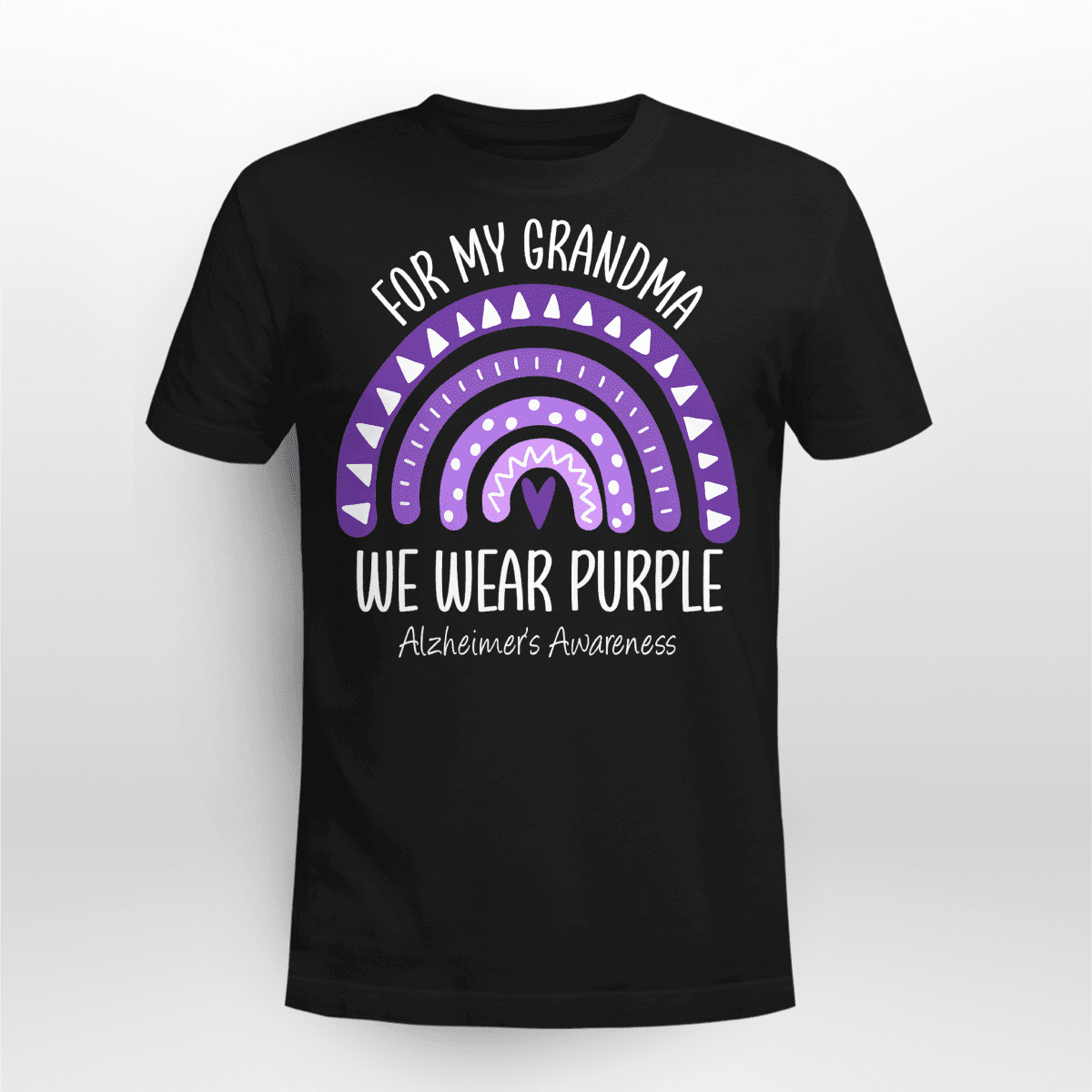 I Wear Purple For My Grandma Unisex T-Shirt 2323