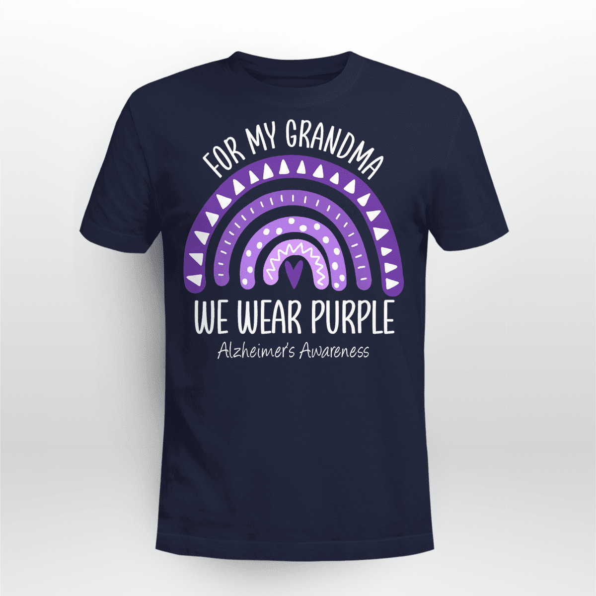 I Wear Purple For My Grandma Unisex T-Shirt 2323