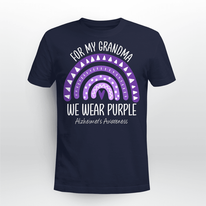 I Wear Purple For My Grandma Unisex T-Shirt 2323