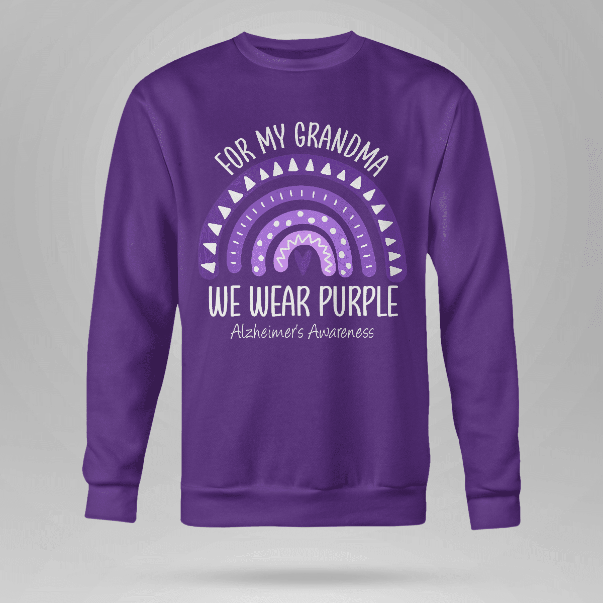 I Wear Purple For My Grandma Unisex T-Shirt 2323